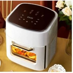 FRIGGITRICE AD ARIA 15l Senza Olio DIGITALE AIR Fryer 1400W DISPLAY TOUCHSCREEN