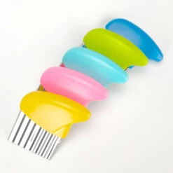 Affettatrice Per Patatine Fritte In Acciaio Inossidabile 1 Pezzo Impasto Di Verdure Coltello Per Affettare Rughe Tagliapatate Taglierina Per Patatine Fritte (Giallo) -Rowentus Negozio 83723789 5