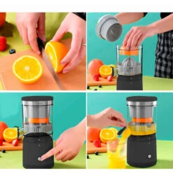 Spremiagrumi Elettrico Ricaricabile USB Wireless Estrattore Di Succo Portatile -Rowentus Negozio 83726622 3
