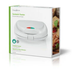 Nedis Maker Sandwich 800 W 20.5 X 12 Cm Plastica -Rowentus Negozio 85339697 5