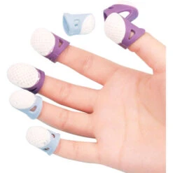 Ditale Antiscivolo Morbido Per La Casa Cucito Per La Casa Proteggi Attrezzi Fai-da-te Quilting Accessori Artigianali Ditale Per Dita Medio-grande Cucito 1pc (Blu) -Rowentus Negozio 85581017 3