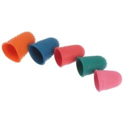 Ditale In Gomma Traspirante In Silicone Con Punta Delle Dita, Copridito, Quilting, Cucito, 5 Pezzi (arancione) 10 Ditale In Gomma Traspirante In Silicone Con Punta Delle Dita, Copridito, Quilting, Cucito, 5 Pezzi (arancione) -Rowentus Negozio 85581035 4