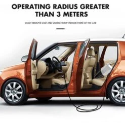 Trade Shop - Aspirapolvere Aspira Polvere Per Auto Palmare A 12v 120w + Accessori Kit Pulizia -Rowentus Negozio 85783956 4