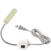 AC110-245V 2W 30LED Luce Per Macchina Da Cucire Lampada Base Fissa Magnetica Flessibile Tubo Flessibile Design A Collo D'Oca Per Lavori Domestici Lavori Domestici (30led Eu Plug) -Rowentus Negozio 85893116 1