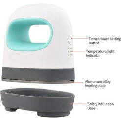 Mini Pressa A Caldo Stampa Di T-shirt Facile Riscaldamento Transfer Press Ferro Da Stiro Macchine Per Vestiti Borse Cappelli Cuscinetti Coperta Pelle (verde) 8 Mini Pressa A Caldo Stampa Di T-shirt Facile Riscaldamento Transfer Press Ferro Da Stiro Macchine Per Vestiti Borse Cappelli Cuscinetti Coperta Pelle (verde) -Rowentus Negozio 85894603 2