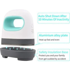 Mini Pressa A Caldo Stampa Di T-shirt Facile Riscaldamento Transfer Press Ferro Da Stiro Macchine Per Vestiti Borse Cappelli Cuscinetti Coperta Pelle (verde) 11 Mini Pressa A Caldo Stampa Di T-shirt Facile Riscaldamento Transfer Press Ferro Da Stiro Macchine Per Vestiti Borse Cappelli Cuscinetti Coperta Pelle (verde) -Rowentus Negozio 85894603 5