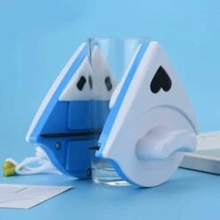 Tergicristallo Per Vetri A Doppia Faccia, Lavavetri Magnetico Per Vetri A Doppia Faccia(blu) -Rowentus Negozio 86170291 3