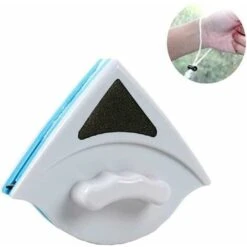 Lavavetri Magnetico, Spazzola Per La Pulizia Dei Vetri A Doppia Estremità, Lavavetri Magnetico A Doppia Estremità Con Corda Anticaduta Per Finestre Di Vetro Da 3-8 Mm (blu) -Rowentus Negozio 86176444 2
