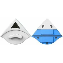 Lavavetri Magnetico, Spazzola Per La Pulizia Dei Vetri A Doppia Estremità, Lavavetri Magnetico A Doppia Estremità Con Corda Anticaduta Per Finestre Di Vetro Da 3-8 Mm (blu) -Rowentus Negozio 86176444 4