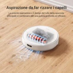 Dreame D10 Plus Robot Aspirapolvere Lavapavimenti Con Svuotamento Automatico Polvere, Navigazione LiDAR Rilevamento Ostacoli, Aspirazione 4000Pa Tappeti Peli Animali, Autonomia 170min, WiFi/APP/Alexa -Rowentus Negozio 86325524 5