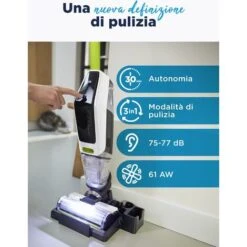 BISSELL CrossWave X7 Plus Cordless Pet Pulitore Multi-Superficie 3-in-1 Lavapavimenti E Aspirapolvere Modalità Turbo Per Peli Di Animali Domestici Tecnologia A Doppio Serbatoio 75dB 3479N 9 BISSELL CrossWave X7 Plus Cordless Pet Pulitore Multi-Superficie 3-in-1 Lavapavimenti E Aspirapolvere Modalità Turbo Per Peli Di Animali Domestici Tecnologia A Doppio Serbatoio 75dB 3479N -Rowentus Negozio 86328367 3