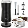 Montalatte Elettrico Automatico 4 Modalità Per Schiuma Di Latte Calda/Fredda Rivestimento Antiaderente Schiumatore Antiscivolo Spegnimento Automatico Per Cappuccino, Macchiato, Caffè Latte, Ecc. -Rowentus Negozio 86623468 1