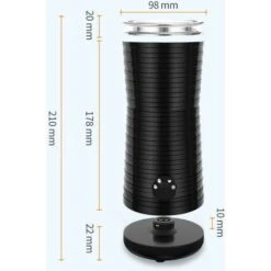 Montalatte Elettrico Automatico 4 Modalità Per Schiuma Di Latte Calda/Fredda Rivestimento Antiaderente Schiumatore Antiscivolo Spegnimento Automatico Per Cappuccino, Macchiato, Caffè Latte, Ecc. -Rowentus Negozio 86623468 4