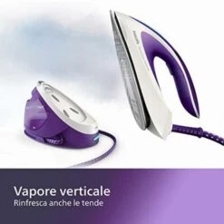 Philips PerfectCare Performer Ferro Da Stiro Con Caldaia- 2600W, Colpo Di Vapore 450g, Pressione 6,5 Bar, Tecnologia OptimalTEMP, Serbatoio 1,8 L, Viola/Bianco (GC8752/30) -Rowentus Negozio 86627977 3