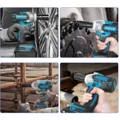 Trapano Avvitatore A Doppia Batteria Ad Impulsi Litio 20V Con Valigetta POB-280 -Rowentus Negozio 86814948 2