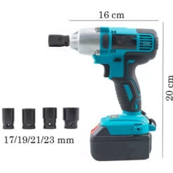 Trapano Avvitatore A Doppia Batteria Ad Impulsi Litio 20V Con Valigetta POB-280 -Rowentus Negozio 86814948 5