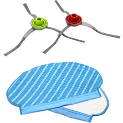 Set Di Panno Per Mocio Con Spazzola Filtro Confezione Da 5 Kit Accessori Di Ricambio Per Aspirapolvere Ecovacs Deebot Ozmo 920 950 Include 1 Spazzola Rotante 2 Spazzole Laterali 1 Filtro 1 Tampone Per -Rowentus Negozio 86853922 5