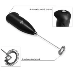 Montalatte Elettrico Schiuma Portatile Automatico Per Uovo Latte Cappuccino Cioccolata Calda Matcha Strumento Per Caffè Da Cucina Per La Casa -Rowentus Negozio 86855604 4