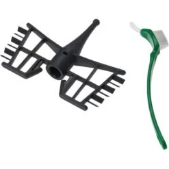 Vhbw Farfalla Compatibile Con Silvercrest Monsieur Cuisine Connect SKMC 1200 Robot Da Cucina - Frusta A Farfalla + Spazzola, Plastica, Grigio Scuro 8 Vhbw Farfalla Compatibile Con Silvercrest Monsieur Cuisine Connect SKMC 1200 Robot Da Cucina - Frusta A Farfalla + Spazzola, Plastica, Grigio Scuro -Rowentus Negozio 87138172 3