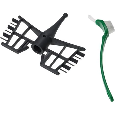 Vhbw Farfalla Compatibile Con Silvercrest Monsieur Cuisine Connect SKMC 1200 Robot Da Cucina - Frusta A Farfalla + Spazzola, Plastica, Grigio Scuro 5 Vhbw Farfalla Compatibile Con Silvercrest Monsieur Cuisine Connect SKMC 1200 Robot Da Cucina - Frusta A Farfalla + Spazzola, Plastica, Grigio Scuro - immagine 3