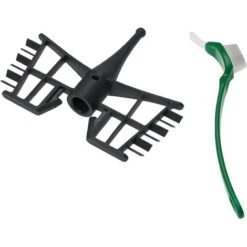 Vhbw Farfalla Compatibile Con Silvercrest Monsieur Cuisine Connect SKMC 1200 Robot Da Cucina - Frusta A Farfalla + Spazzola, Plastica, Grigio Scuro 9 Vhbw Farfalla Compatibile Con Silvercrest Monsieur Cuisine Connect SKMC 1200 Robot Da Cucina - Frusta A Farfalla + Spazzola, Plastica, Grigio Scuro -Rowentus Negozio 87138172 4