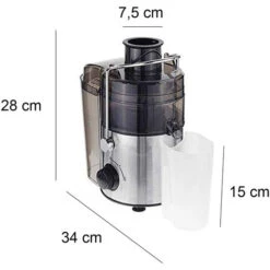 Centrifuga Frutta Verdura Estrattore Di Succo A Freddo 800W Spremiagrumi JB-176 -Rowentus Negozio 87225110 5