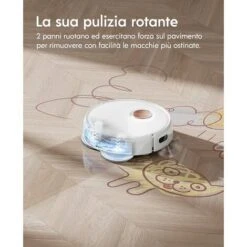 Yeedi Floor 3 Station, Robot Aspirapolvere E Lavapavimenti Con Stazione Autopulente, Potenza 5100Pa, Rilevamento Ostacoli 3D, Perfetto Per La Pulizia Di Tappeti E Pavimenti Duri 9 Yeedi Floor 3 Station, Robot Aspirapolvere E Lavapavimenti Con Stazione Autopulente, Potenza 5100Pa, Rilevamento Ostacoli 3D, Perfetto Per La Pulizia Di Tappeti E Pavimenti Duri -Rowentus Negozio 87935930 3