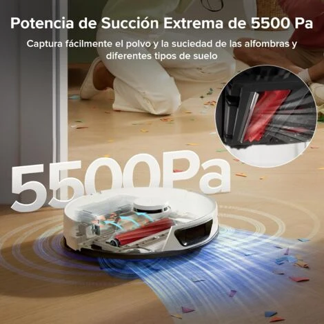 Roborock S7 Pro Ultra Aspirapolvere Robot,Aspirazione Di 5100 Pa,con Automatico Riempimento Acqua Svuotamento Pulizia Base 4 Roborock S7 Pro Ultra Aspirapolvere Robot,Aspirazione Di 5100 Pa,con Automatico Riempimento Acqua Svuotamento Pulizia Base - immagine 2