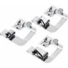 HIASDFLS 3 PCS Piedino Per Macchina Da Cucire 1/2 "3/4" 1 "Piedino Per Orlo Arrotolato Piedino Per Macchina Da Cucire In Sbieco Per Brother Singer Janome Toyota
