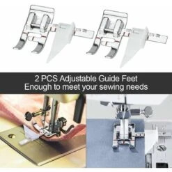 HIASDFLS 2 Pezzi Piedino Regolabile Piedino Guida Per Cucire Piedino Macchina Da Cucire Piedino Con Scatola Di Plastica Piedino Guida Regolabile Per Singer Brother Janome Kenmore 10 HIASDFLS 2 Pezzi Piedino Regolabile Piedino Guida Per Cucire Piedino Macchina Da Cucire Piedino Con Scatola Di Plastica Piedino Guida Regolabile Per Singer Brother Janome Kenmore -Rowentus Negozio 88134179 4