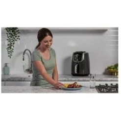 Ninja AF160EU Friggitrice Ad Aria 6 Funzioni Di Cottura Antiaderente 1750 W 5.2 Litri Piastra Rivestita In Ceramica Nero -Rowentus Negozio 88707150 2
