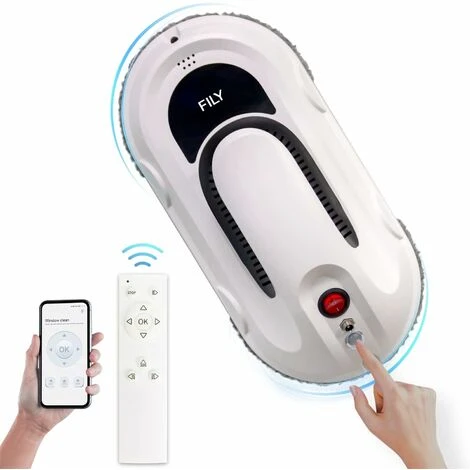 S1PRO 5000PA Robot Per La Pulizia Delle Finestre Con App One-Key Start E Telecomando, Strumento Per La Pulizia Delle Finestre Per Finestre Alte Interne Ed Esterne, Vetro/piastrelle 3 S1PRO 5000PA Robot Per La Pulizia Delle Finestre Con App One-Key Start E Telecomando, Strumento Per La Pulizia Delle Finestre Per Finestre Alte Interne Ed Esterne, Vetro/piastrelle