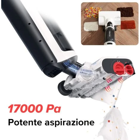 Roborock Dyad Pro Aspirapolvere Senza Fili Wet Dry, 17000pa Aspirapolvere Lavapavimenti Autoasciugante E Autopulente Con APP 4 Roborock Dyad Pro Aspirapolvere Senza Fili Wet Dry, 17000pa Aspirapolvere Lavapavimenti Autoasciugante E Autopulente Con APP - immagine 2