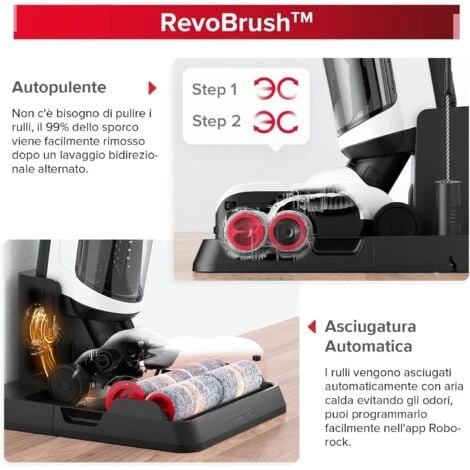 Roborock Dyad Pro Aspirapolvere Senza Fili Wet Dry, 17000pa Aspirapolvere Lavapavimenti Autoasciugante E Autopulente Con APP 5 Roborock Dyad Pro Aspirapolvere Senza Fili Wet Dry, 17000pa Aspirapolvere Lavapavimenti Autoasciugante E Autopulente Con APP - immagine 3