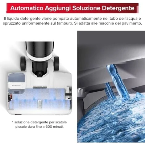 Roborock Dyad Pro Aspirapolvere Senza Fili Wet Dry, 17000pa Aspirapolvere Lavapavimenti Autoasciugante E Autopulente Con APP 6 Roborock Dyad Pro Aspirapolvere Senza Fili Wet Dry, 17000pa Aspirapolvere Lavapavimenti Autoasciugante E Autopulente Con APP - immagine 4