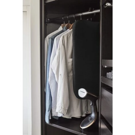 Rowenta Dr9100 Access Steam Care Ferro Da Stiro Verticale A Vapore Sanificante Potente E Versatile Con Supporto Verticale E 3 Accessori Inclusi, 2 Impostazioni Di Vapore, Potenza 1600 W, 200 Ml, Nero 5 Rowenta Dr9100 Access Steam Care Ferro Da Stiro Verticale A Vapore Sanificante Potente E Versatile Con Supporto Verticale E 3 Accessori Inclusi, 2 Impostazioni Di Vapore, Potenza 1600 W, 200 Ml, Nero - immagine 3