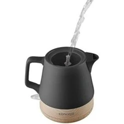 CONCEPT Elettrodomestici Bollitore In Ceramica RK0062, 1 Litro, Grigio Antracite -Rowentus Negozio 90877715 4