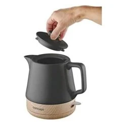 CONCEPT Elettrodomestici Bollitore In Ceramica RK0062, 1 Litro, Grigio Antracite -Rowentus Negozio 90877715 5