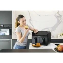 PremierTech Friggitrice Ad Aria Da 8 Litri - Doppio Cestello/cassetto - PT8LAF -Rowentus Negozio 91085706 5