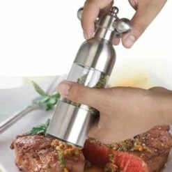 Macina Sale Pepe, Macina Sale Pepe In Acciaio Inox Da Cucina Fatto A Mano Regolabile Grande 9 Macina Sale Pepe, Macina Sale Pepe In Acciaio Inox Da Cucina Fatto A Mano Regolabile Grande -Rowentus Negozio 91188132 4