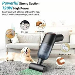 Aspirapolvere Portatile Senza Fili: Mini Aspirapolvere Portatile Ricaricabile Con Potente Aspirazione, Aspirapolvere Portatile Umido E Secco Per Moquette Per Auto. -Rowentus Negozio 91191294 4