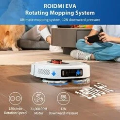 Roidmi EVA Base Cleaning Robot (Bianco) 11 Roidmi EVA Base Cleaning Robot (Bianco) -Rowentus Negozio 91927111 5