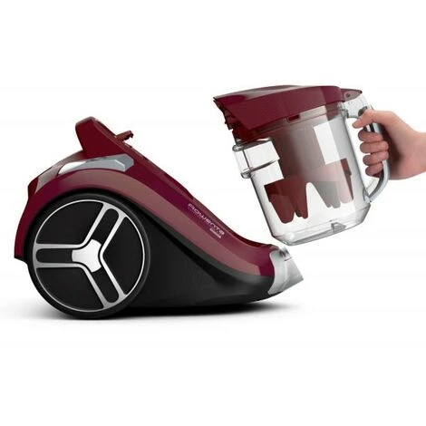 Rowenta Compact Power RO4871 Aspirapolvere A Traino Senza Sacco, Capacità Contenitore Polvere XXL, Tecnologia Ciclonica, Design Compatto, Animal Care Kit, 550 W, 75 Decibel, Porpora 4 Rowenta Compact Power RO4871 Aspirapolvere A Traino Senza Sacco, Capacità Contenitore Polvere XXL, Tecnologia Ciclonica, Design Compatto, Animal Care Kit, 550 W, 75 Decibel, Porpora - immagine 2