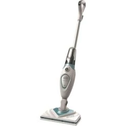 Black & Decker BLACK+DECKER FSM1616-QS Scopa A Vapore Lavapavimenti Steam Mop, Testa Pivotante Per Tutte Le Superfici, Autoselect Per La Regolazione Del Vapore, 2600 W, Serbatoio Estraibile Da 1050 Ml,Bianco Blu