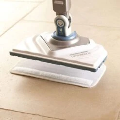 Black & Decker BLACK+DECKER FSM1616-QS Scopa A Vapore Lavapavimenti Steam Mop, Testa Pivotante Per Tutte Le Superfici, Autoselect Per La Regolazione Del Vapore, 2600 W, Serbatoio Estraibile Da 1050 Ml,Bianco Blu -Rowentus Negozio 92775963 4