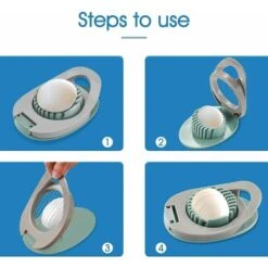 Uova Tagliate, Coltello Per Uova Tagliate A Pomodoro Combinazione Di Funghi Affettatrice Per Uova Utensile Da Cucina (Grigio Nordico Blu) 8 Uova Tagliate, Coltello Per Uova Tagliate A Pomodoro Combinazione Di Funghi Affettatrice Per Uova Utensile Da Cucina (Grigio Nordico Blu) -Rowentus Negozio 92922777 2