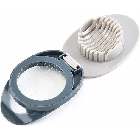 Uova Tagliate, Coltello Per Uova Tagliate A Pomodoro Combinazione Di Funghi Affettatrice Per Uova Utensile Da Cucina (Grigio Nordico Blu) 6 Uova Tagliate, Coltello Per Uova Tagliate A Pomodoro Combinazione Di Funghi Affettatrice Per Uova Utensile Da Cucina (Grigio Nordico Blu) - immagine 4