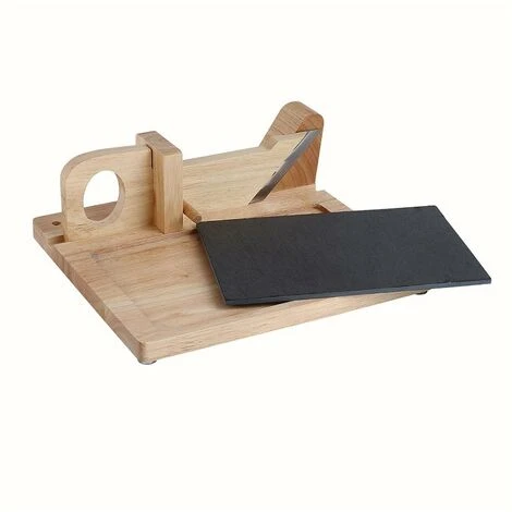 Affetta Salumi Con Movimento A Ghigliottina E Vassoio In Ardesia 7 Affetta Salumi Con Movimento A Ghigliottina E Vassoio In Ardesia - immagine 5