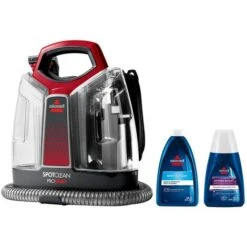BISSELL SpotClean ProHeat - Pulitore Portatile Per Tappezzeria - Smacchiatore Multisuperficie Per Moquette, Tappeti, Scale E Auto - Rimuove Lo Sporco, Liquidi E Le Macchie - 330 W -74 DB - 36988 -Rowentus Negozio 92953600 5
