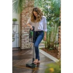 Hoover HF9 Aspirapolvere Senza Filo Con Anti-Twist ™, 350W, Autonomia 60 Min, Doppia Batteria, Spazzola Antigroviglio, Display Led, Verde/Grigio, Garanzia 5 Anni -Rowentus Negozio 92953885 4